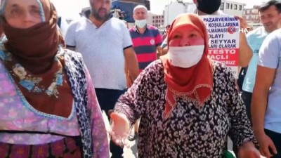 vatan haini -  Pazarcı esnafı Ünye Belediyesini protesto edip tezgah açmadı Videosu