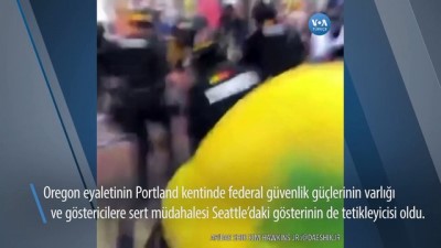 kalaba - Seattle'daki Gösteride Onlarca Gözaltı Videosu