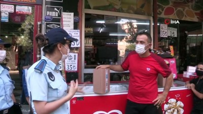 zabita -  Vaka sayısı artan Gaziantep'te sokak sokak maske dağıtıldı Videosu