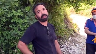 tikad - Arkadaşıyla yürüyüş için çıktığı dağ yolundan inemeyen gence AFAD ekibi ulaştı - BURSA Videosu