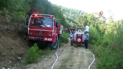 itfaiye araci -  Samsun’da orman yangını Videosu