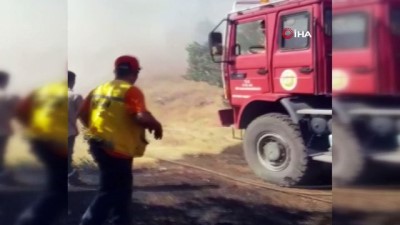 sili -  Siirt'te ağaçlık alanda yangın...Alevler yerleşim yerine sıçramadan söndürüldü Videosu