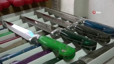 kesk -  Bıçak bileme ustalarının yoğun mesaisi başladı Videosu