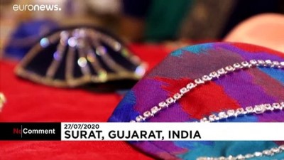 euro - Hindistan'da elmas Covid-19 maskeleri satışa çıktı, videosu viral oldu Videosu