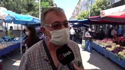 sali pazari -  Vakaların arttığı Isparta’da pazar yerlerinde korona virüs denetimi Videosu