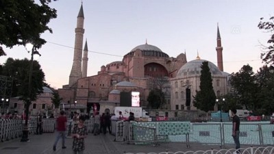 Ayasofya-i Kebir Cami-i Şerifi'ne ziyaretler sürüyor - İSTANBUL