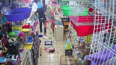 petshop -  Dünürünün iş yerini basıp sopayla öldüresiye dövdüler...O anlar kamerada Videosu