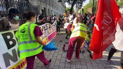 basbakanlik ofisi - İngiliz sağlık çalışanları zam talebiyle hükümeti protesto etti (2) - LONDRA Videosu