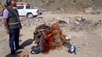 kacak avci -  Keklik avlamada kullanılan kafesler yakılarak imha edildi Videosu