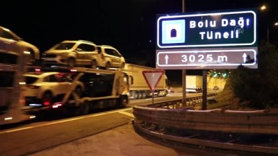 Anadolu Otoyolu'nda bayram tatili yoğunluğu