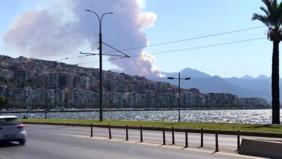 teleferik - Balçova'da orman yangını (2) - İZMİR Videosu