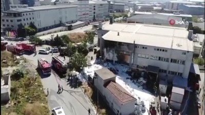  Esenyurt'ta kauçuk fabrikasında yangın