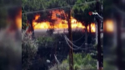 patlama sesi -  - Lübnan'da parfüm fabrikasında yangın:  5 yaralı Videosu
