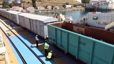 vagon -  Türkiye’nin en büyük feribotları Orta Asya ve Türki Cumhuriyetlere yük akışı sağlıyor Videosu