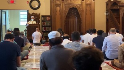 ABD'deki Müslümanlar, bayram namazlarını Kovid-19 önlemleri altında kıldı - NEW JERSEY