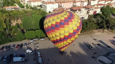 sicak hava balonu -  Ankaralılar Başkent’i sıcak hava balonuyla seyretti Videosu