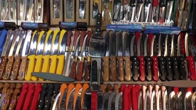 kalaba -  İşini son ana bırakanlar bıçakçılara akın etti Videosu