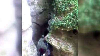 Jandarmadan Kastamonu'daki kanyonda 'cüzdan kurtarma' operasyonu