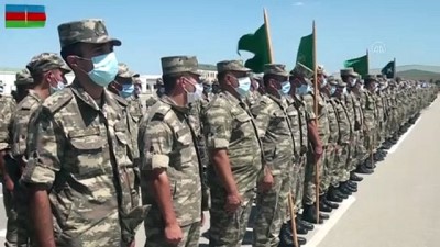 askeri tatbikat - Ortak tatbikata katılan Türk ve Azerbaycan askerlerinden bayram kutlaması - BAKÜ Videosu