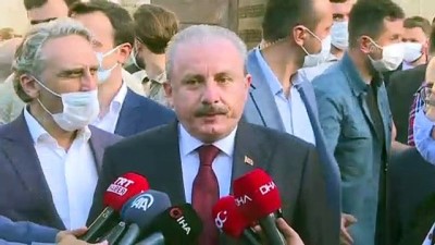 TBMM Başkanı Şentop, Kurban Bayramı namazı sonrası açıklamalarda bulundu (1)  - İSTANBUL
