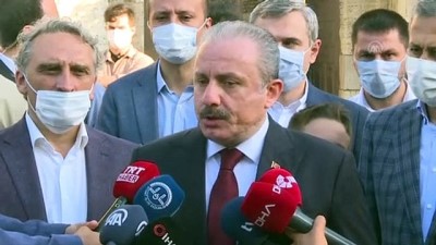 TBMM Başkanı Şentop, Kurban Bayramı namazı sonrası açıklamalarda bulundu (2)  - İSTANBUL
