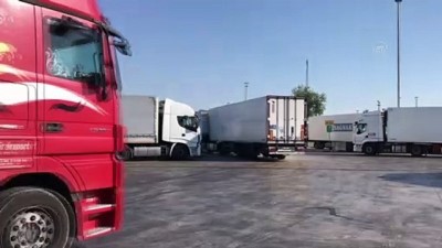 Tır sürücüleri bayrama ailelerinden uzakta girmenin burukluğunu yaşıyor - EDİRNE