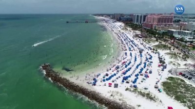 Rekor Vaka Artışına Rağmen Florida Plajları Dolu