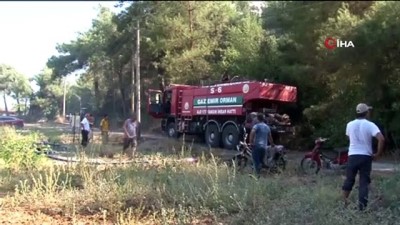 helikopter -  İzmir'de orman yangını Videosu
