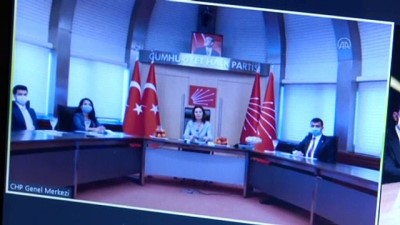 bayramlasma - Siyasi partiler videokonferans aracılığıyla bayramlaştı - AK Parti-İYİ Parti - ANKARA Videosu