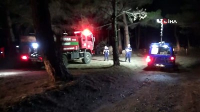 siddetli ruzgar -  Kazdağlarında korkutan orman yangını Videosu