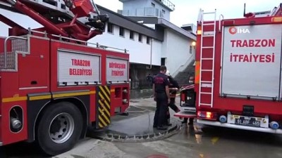  KTÜ Farabi Hastanesi’ndeki yangın paniğe neden oldu