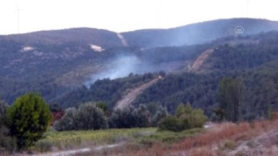 yangin helikopteri - Orman yangınında 1,5 hektarlık alan zarar gördü - BİLECİK Videosu