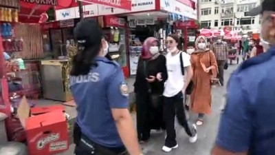 alabalik -  Polis ekipleri maskesiz sokağa çıkanları teker teker uyardı Videosu