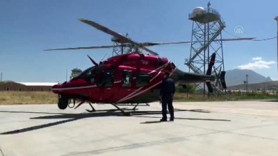 polis helikopteri - Polis helikopteri ve İHA ile Kovid-19 denetimi yapıldı - VAN Videosu