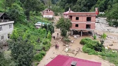 tavuk ciftligi -  Selin yaşandığı Kaçkar köyü havadan görüntülenince felaketin boyutu ortaya çıktı Videosu