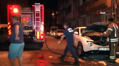 otomobil kundaklandi -  Gaziosmanpaşa’da bir otomobil kundaklandı Videosu