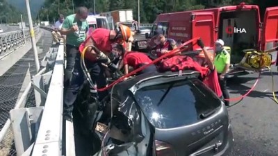 ilk mudahale -  Porsche marka cipin kazaya karıştığı anlar kamerada Videosu