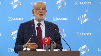 Saadet Partisi Genel Başkanı Karamollaoğlu gündemi değerlendirdi - ANKARA