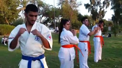 kadin sporcu - Bağdatlı gençler, Tekvando ile Kovid-19 salgınına meydan okuyor - BAĞDAT Videosu