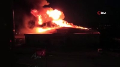 cati kati -  Başkent’te fabrika yangını Videosu