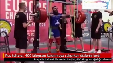 Canlı yayında bacakları kırıldı!