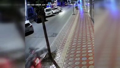 motosiklet kazasi - Motosiklet kazası güvenlik kamerasına yansıdı - SAMSUN Videosu