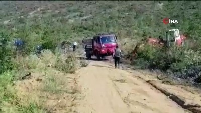 yukselen -  Sakarya’da ormanlık alanda yangın Videosu