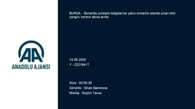 gesi - Bursa'da örtü yangını Videosu