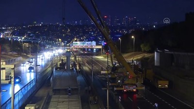 engelli erisimi - Edirnekapı Metrobüs İstasyonu'nda üst geçit çalışması - İSTANBUL Videosu