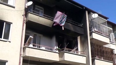 Ev yangını: 5 yaralı - AKSARAY