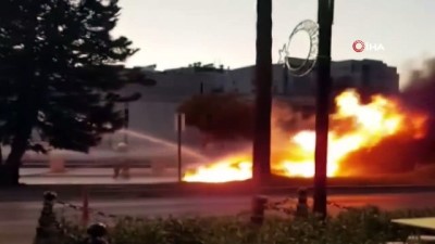 ev yangini -  Hatay’da araç böyle alev alev yangını Videosu