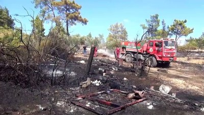 itfaiye araci - Manavgat'ta çıkan orman yangını söndürüldü - ANTALYA Videosu