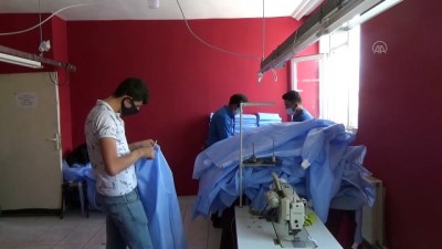 tekstil atolyesi - Sağlık çalışanları için üretilen tulum ve önlükler Avrupa'ya gönderiliyor - TOKAT Videosu