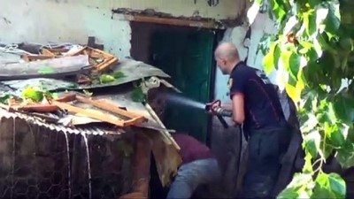 yangina mudahale -  Çankırı'da yangından zarar gören 2 ev kullanılamaz hale geldi Videosu
